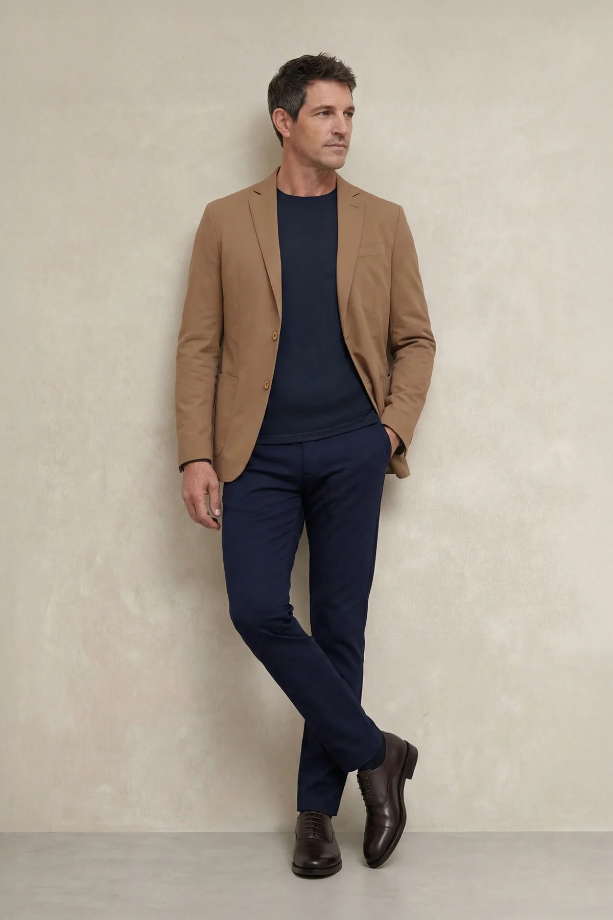 Americana hombre marron Nova - Image 3