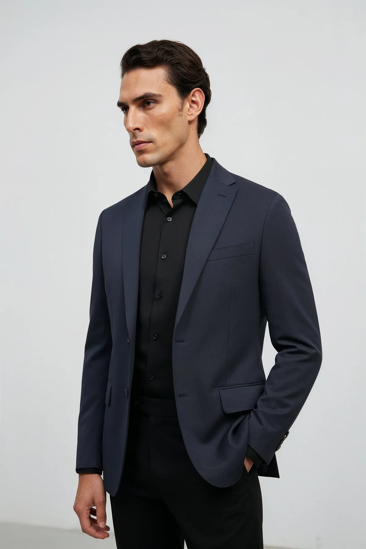 Americana Ranger Nomad de hombre azul marino