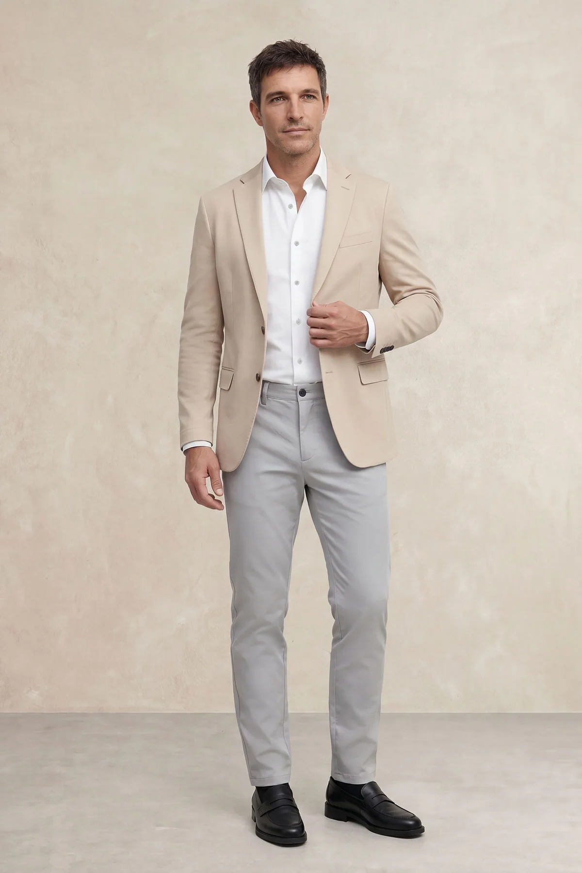 Camisa de vestir hombre blanco regular - Image 6