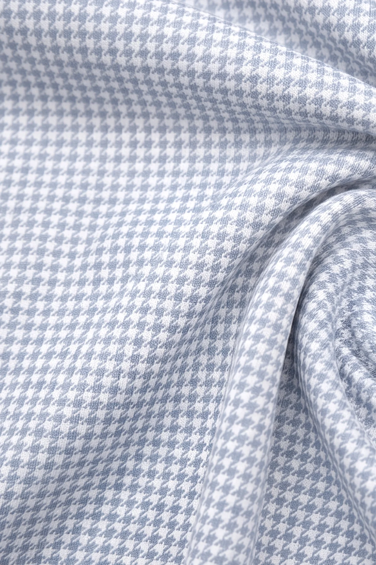 Camisa casual hombre estampado cuadros celeste regular Ice - Image 3
