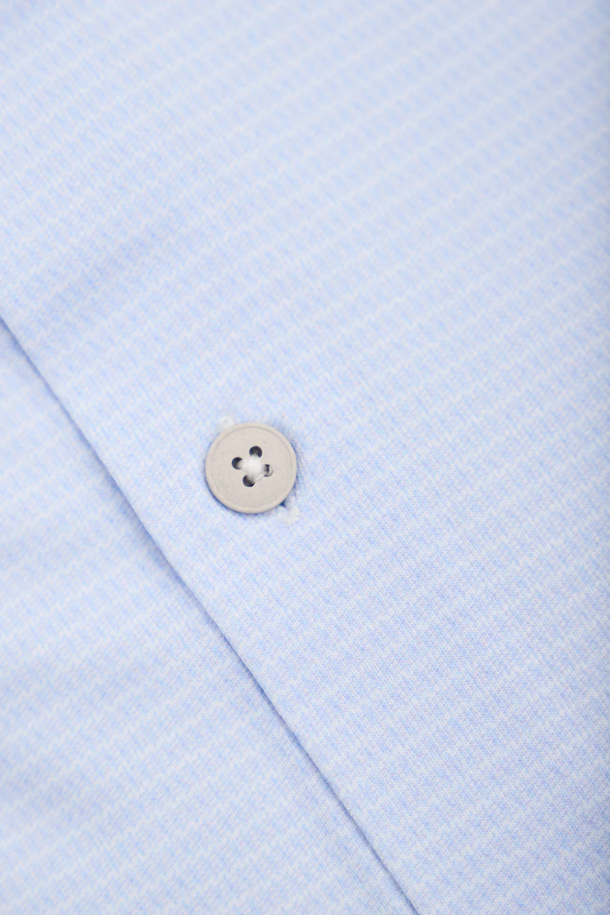 Camisa de vestir hombre estampado mosaico celeste regular - Image 7