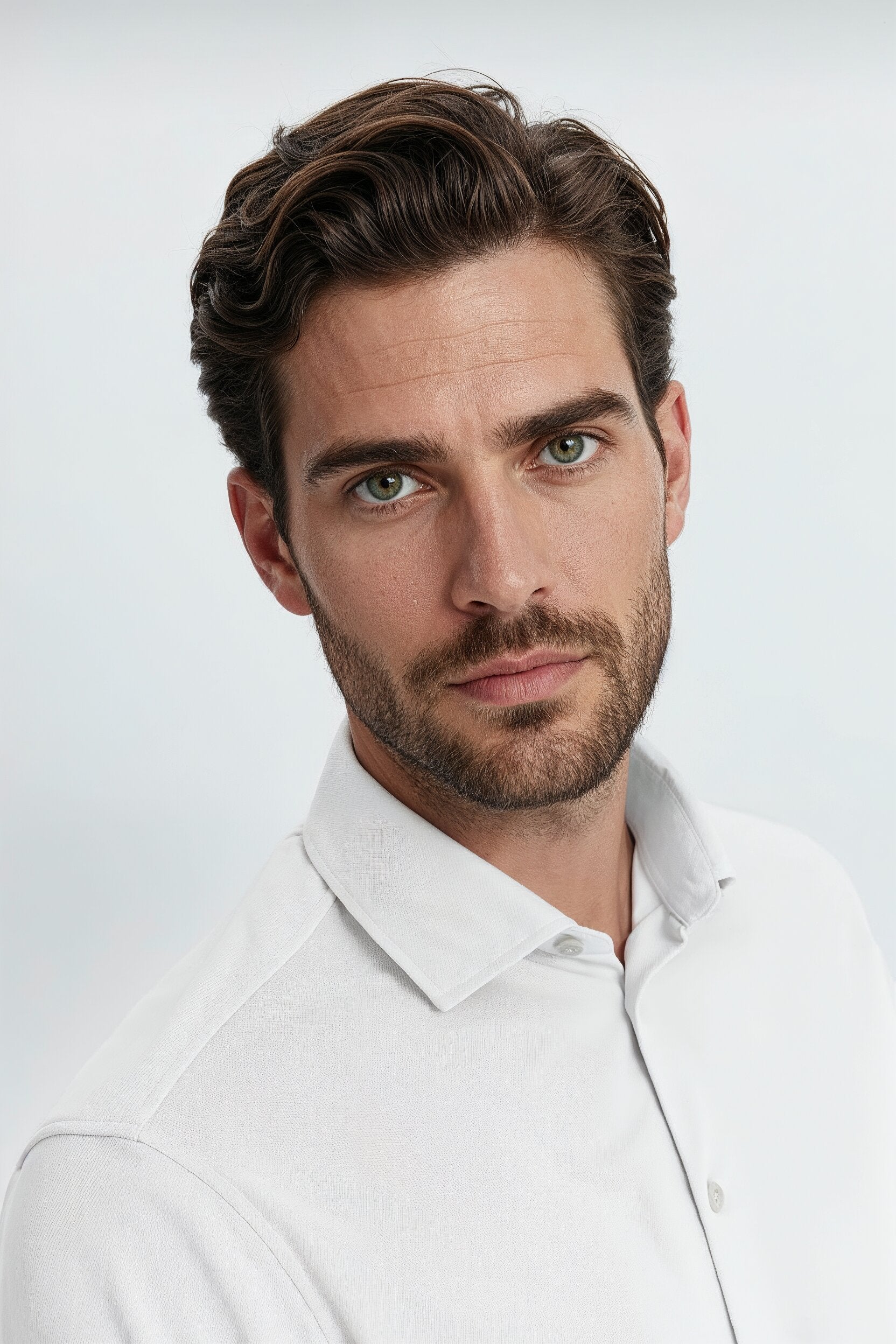 Camisa blanca de vestir regular hombre - ANTIGUA - Image 4