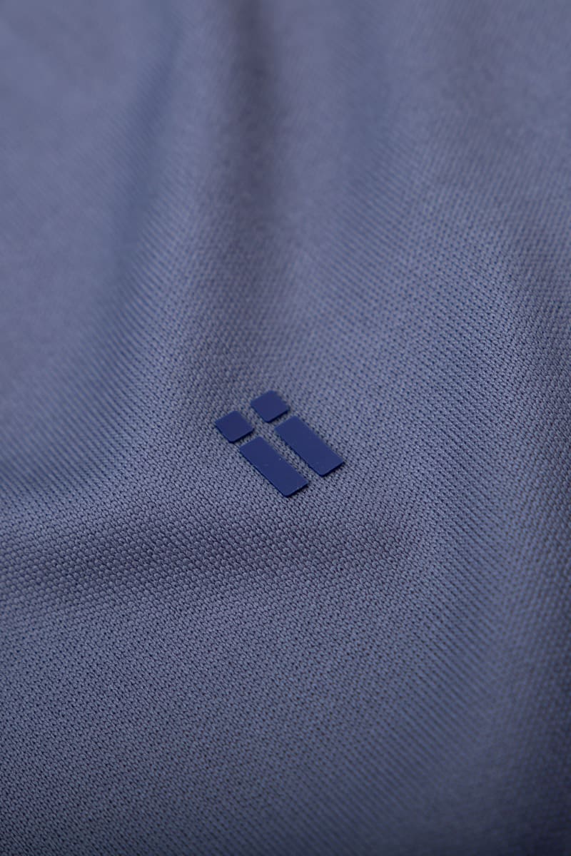 Camiseta hombre cuello redondo azul medio Soft - Image 3