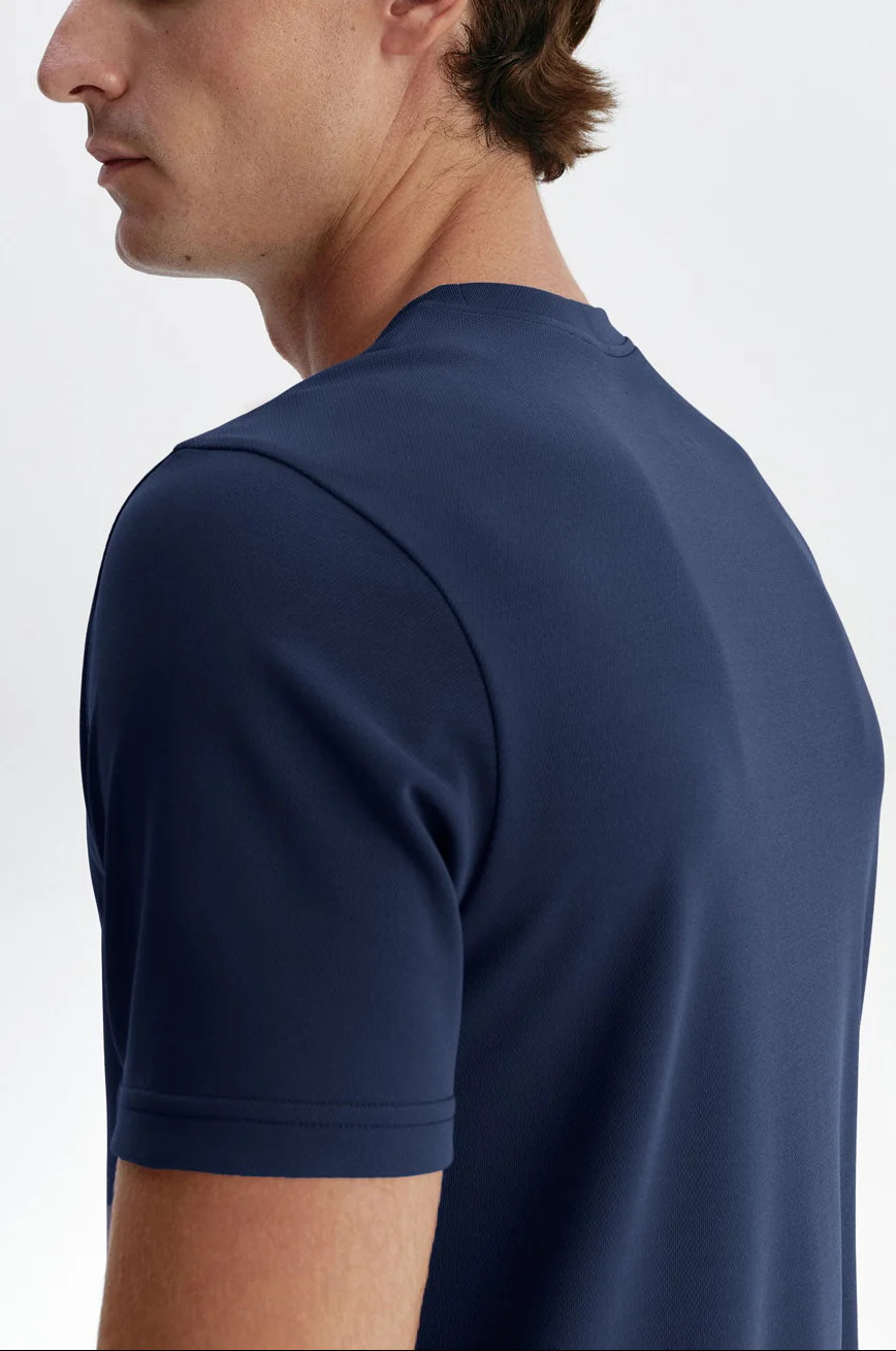 Camiseta hombre azul marino - Image 3