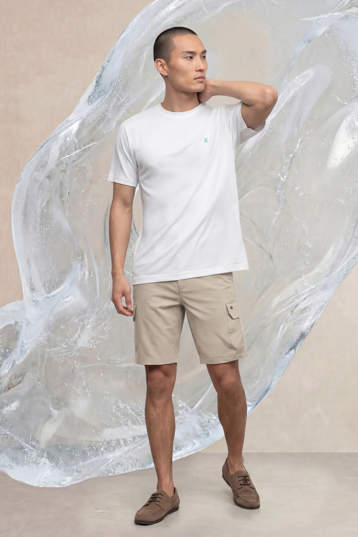 Camiseta hombre blanco Ice - Image 4