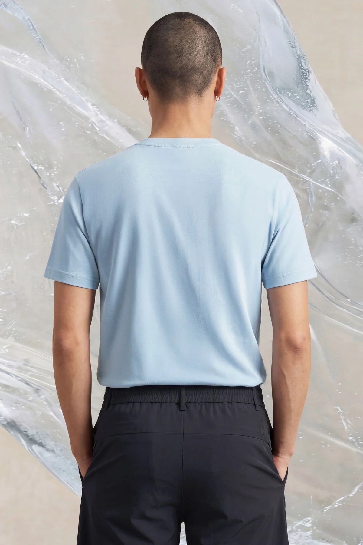 Camiseta hombre azul Ice - Image 3