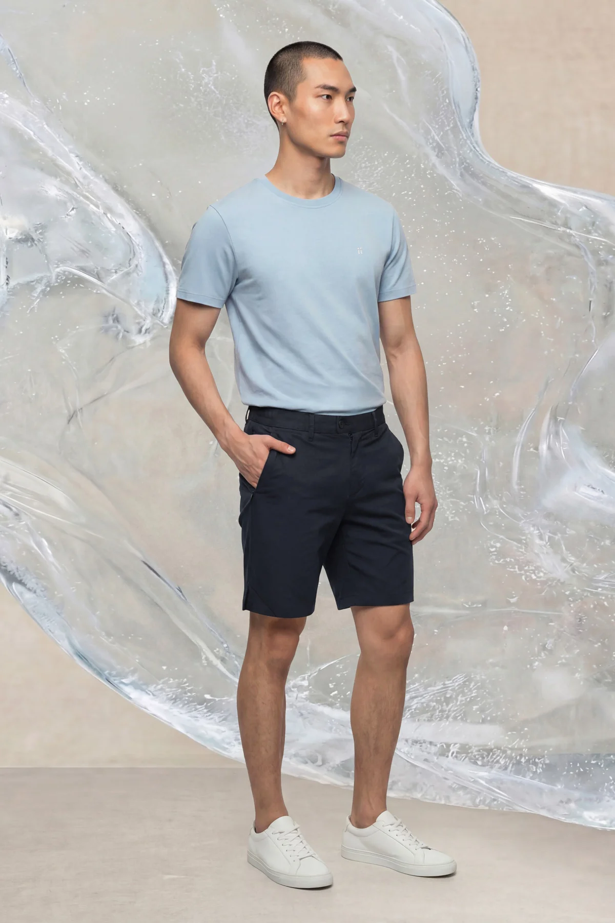Camiseta hombre azul Ice - Image 4
