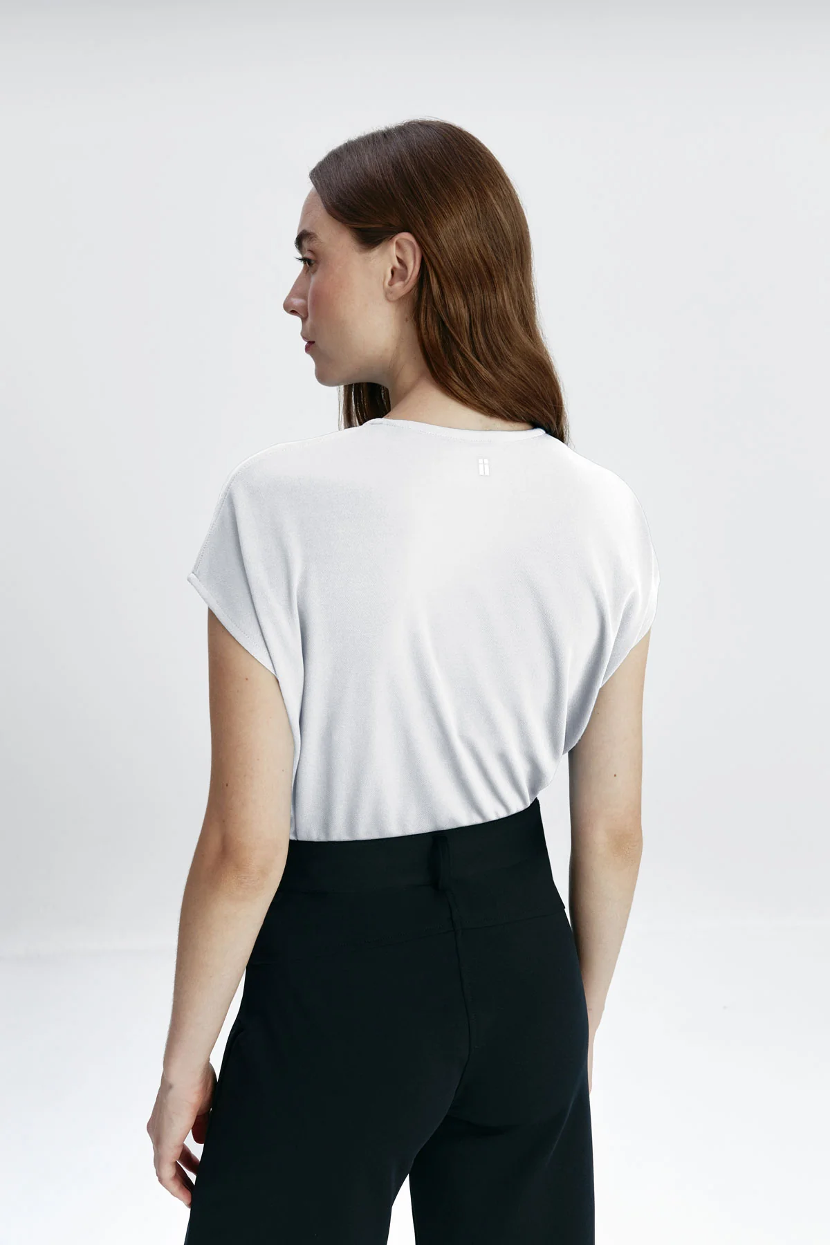 Camiseta blanca kimono mujer - Image 4