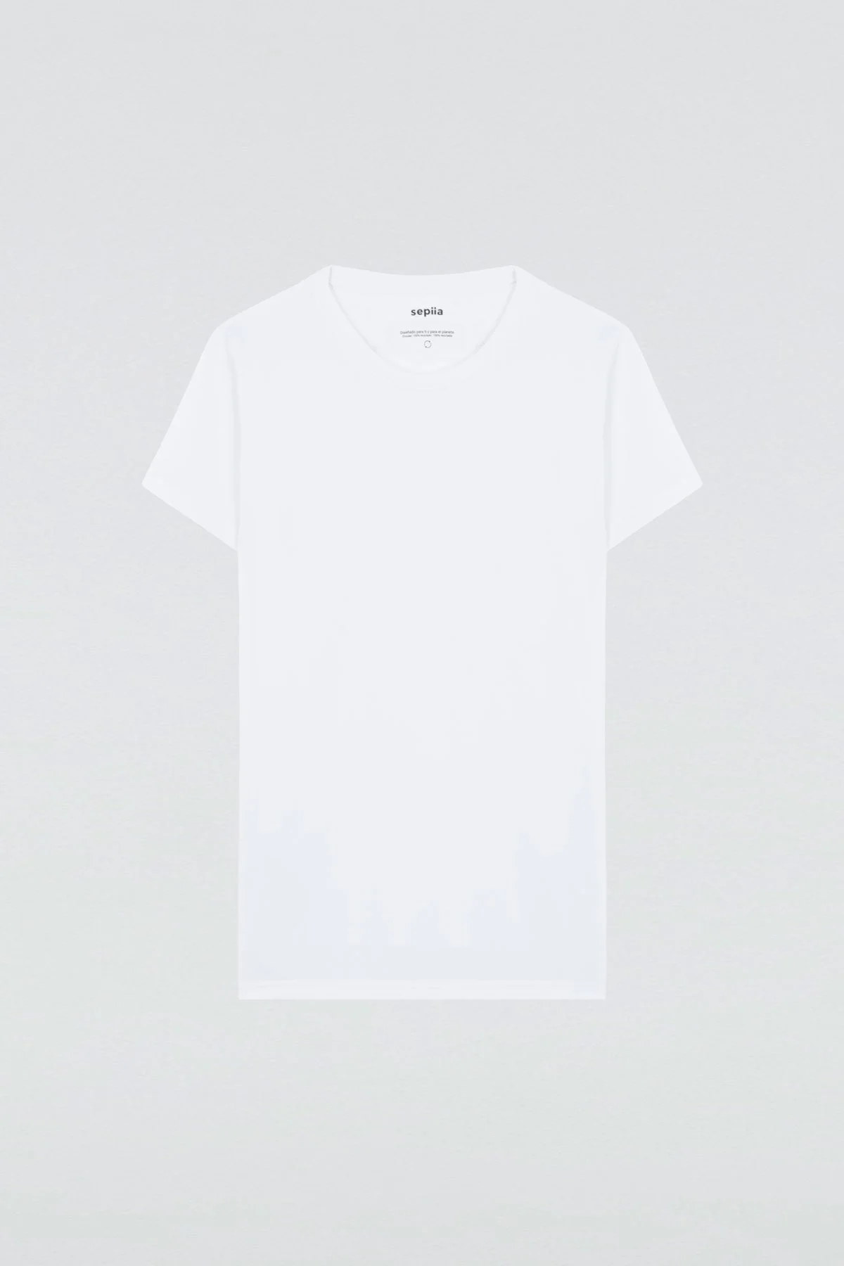 Camiseta blanca básica mujer - Image 3