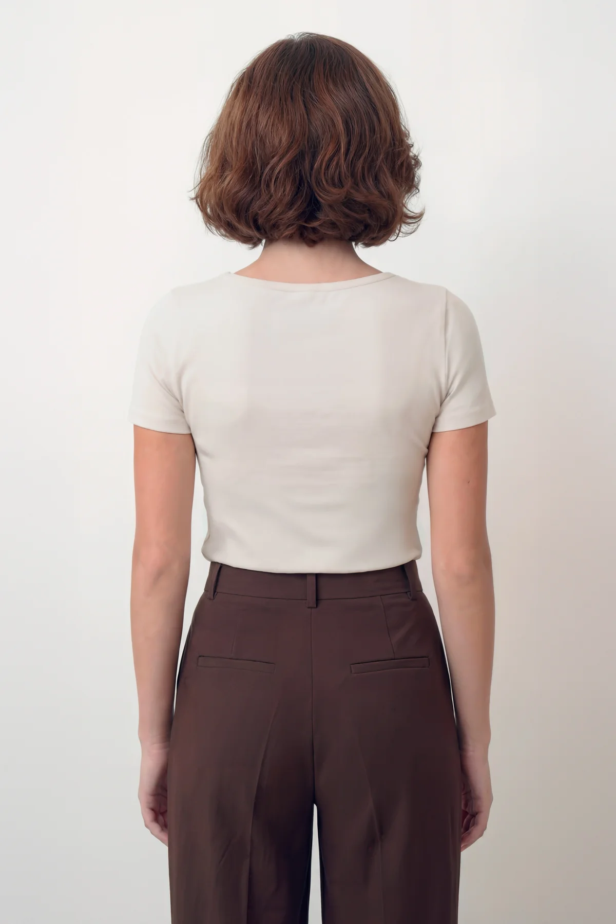 Camiseta mujer seamless blanco roto - Image 3
