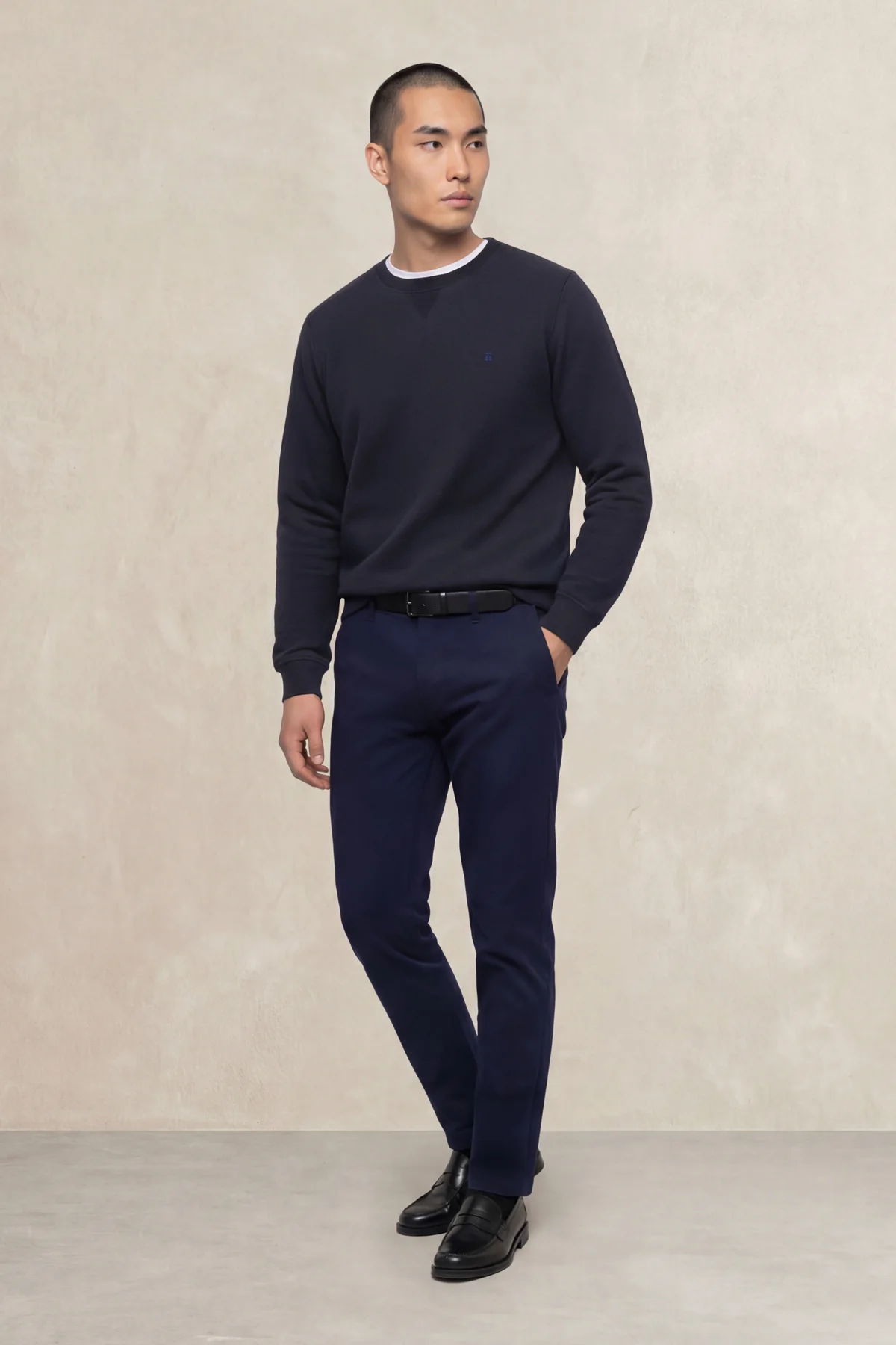 Pantalon chino hombre azul marino slim Nova - Image 5