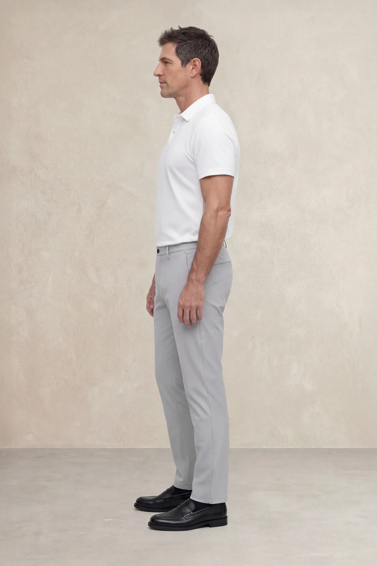 Pantalon chino hombre gris slim Nova - Image 3