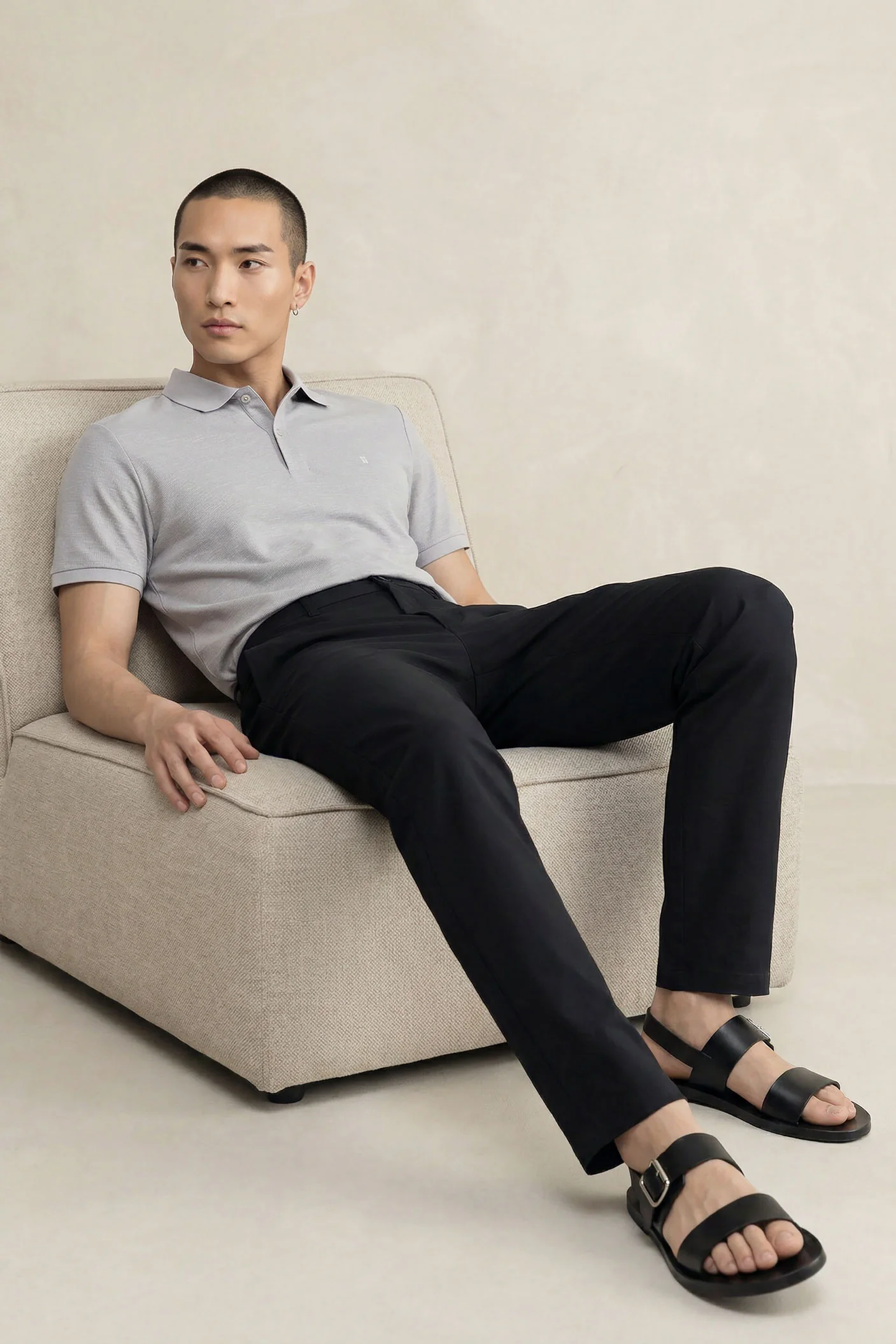 Pantalon hombre 6 bolsillos negro Nova - Image 6