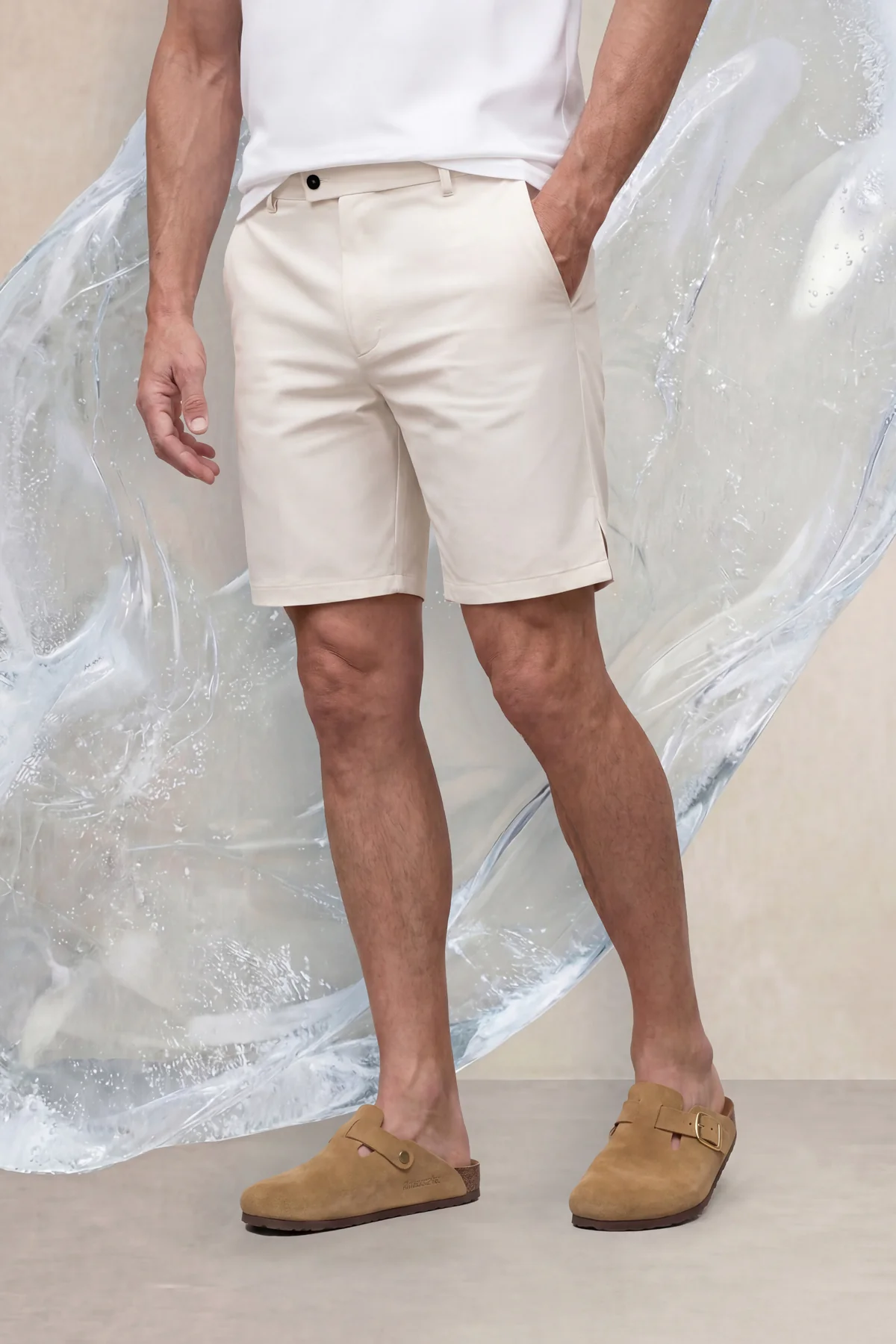 Bermuda hombre blanco roto ICE - Image 5