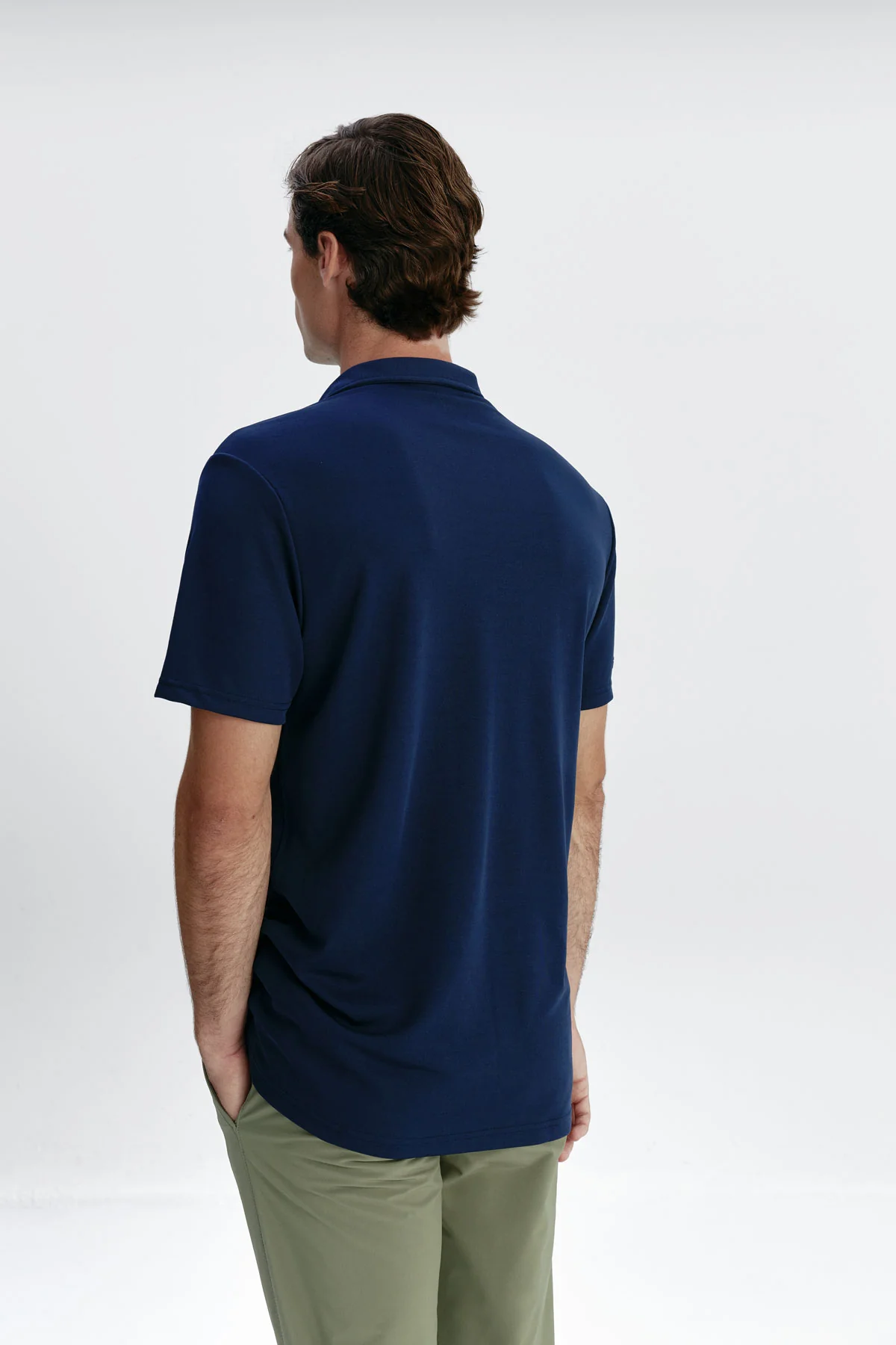 Polo manga corta hombre azul marino - Image 2