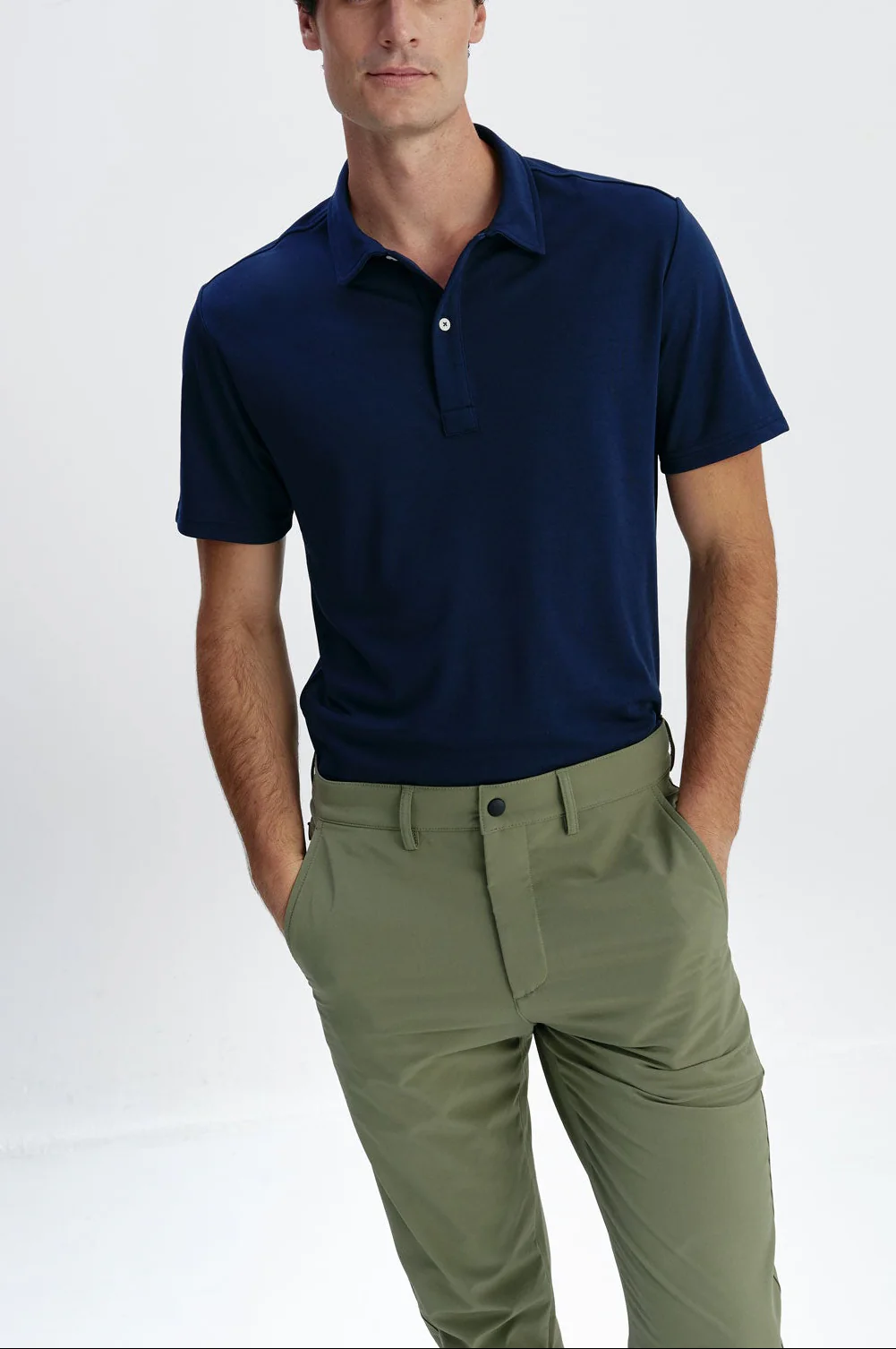 Polo manga corta hombre azul marino - Image 3
