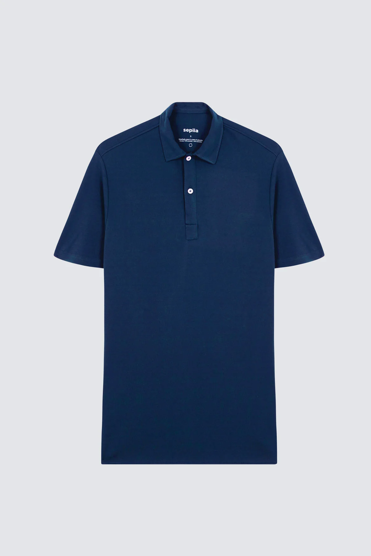 Polo manga corta hombre azul marino - Image 5