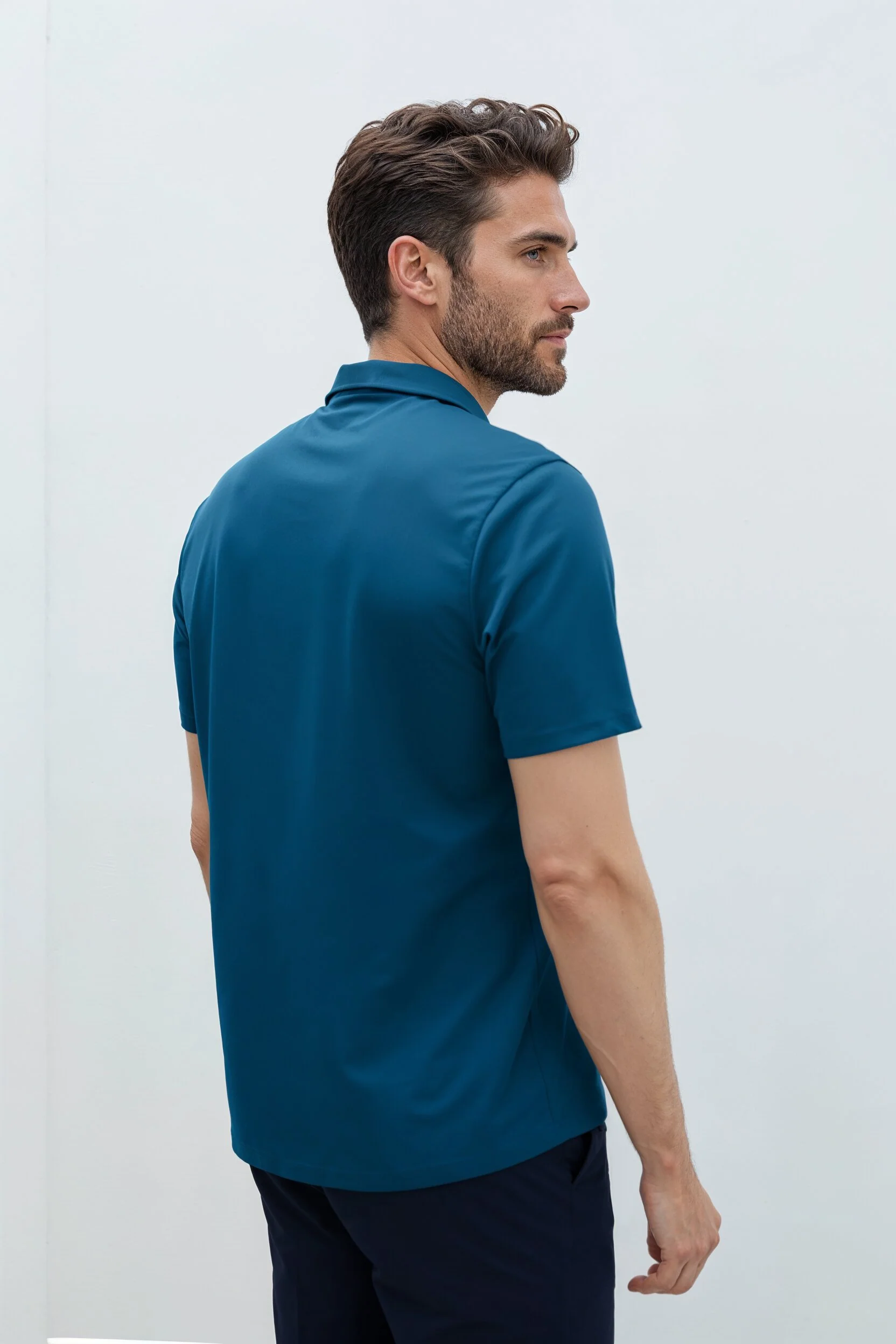 Polo manga corta hombre azul neptuno - Image 2