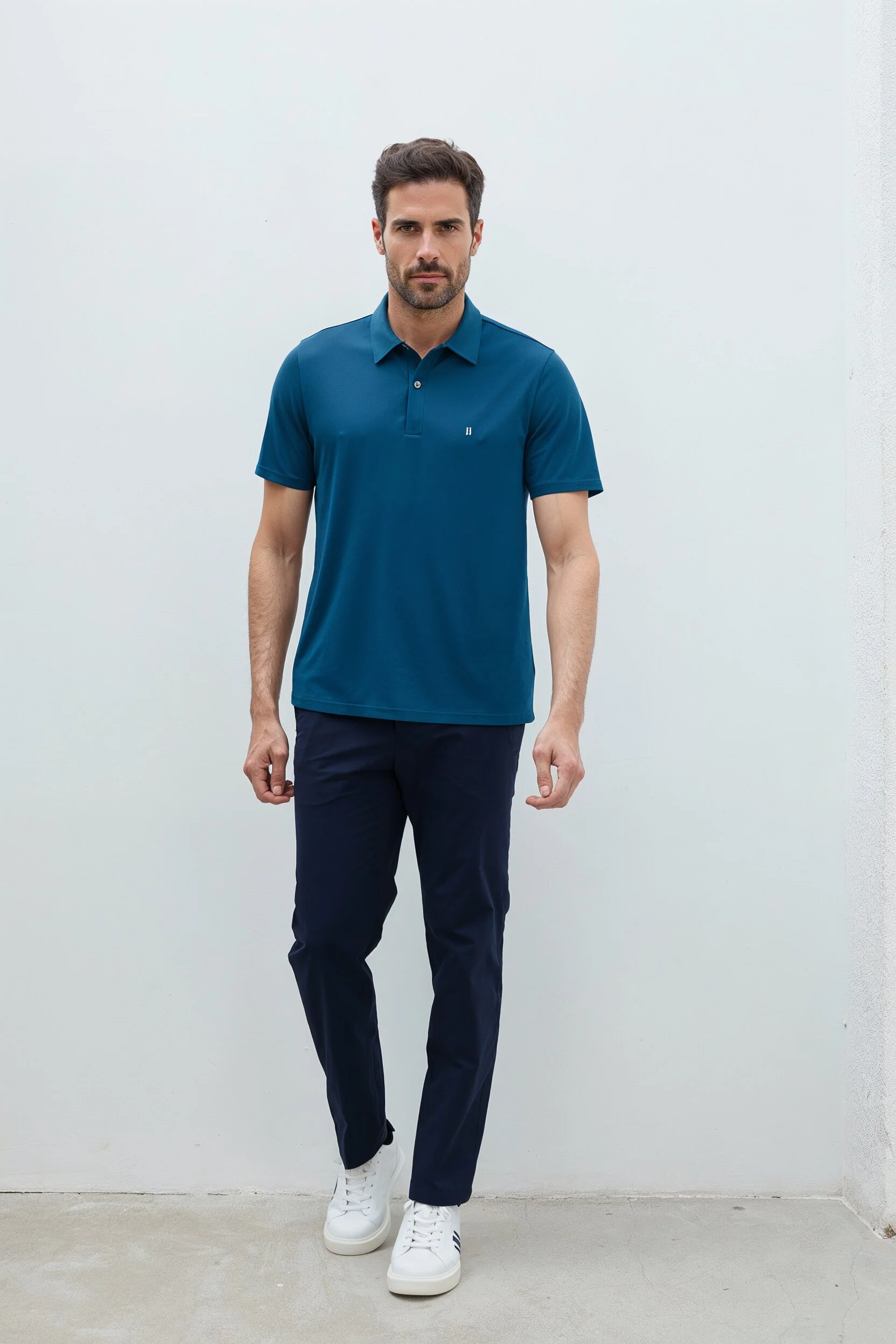 Polo manga corta hombre azul neptuno - Image 3