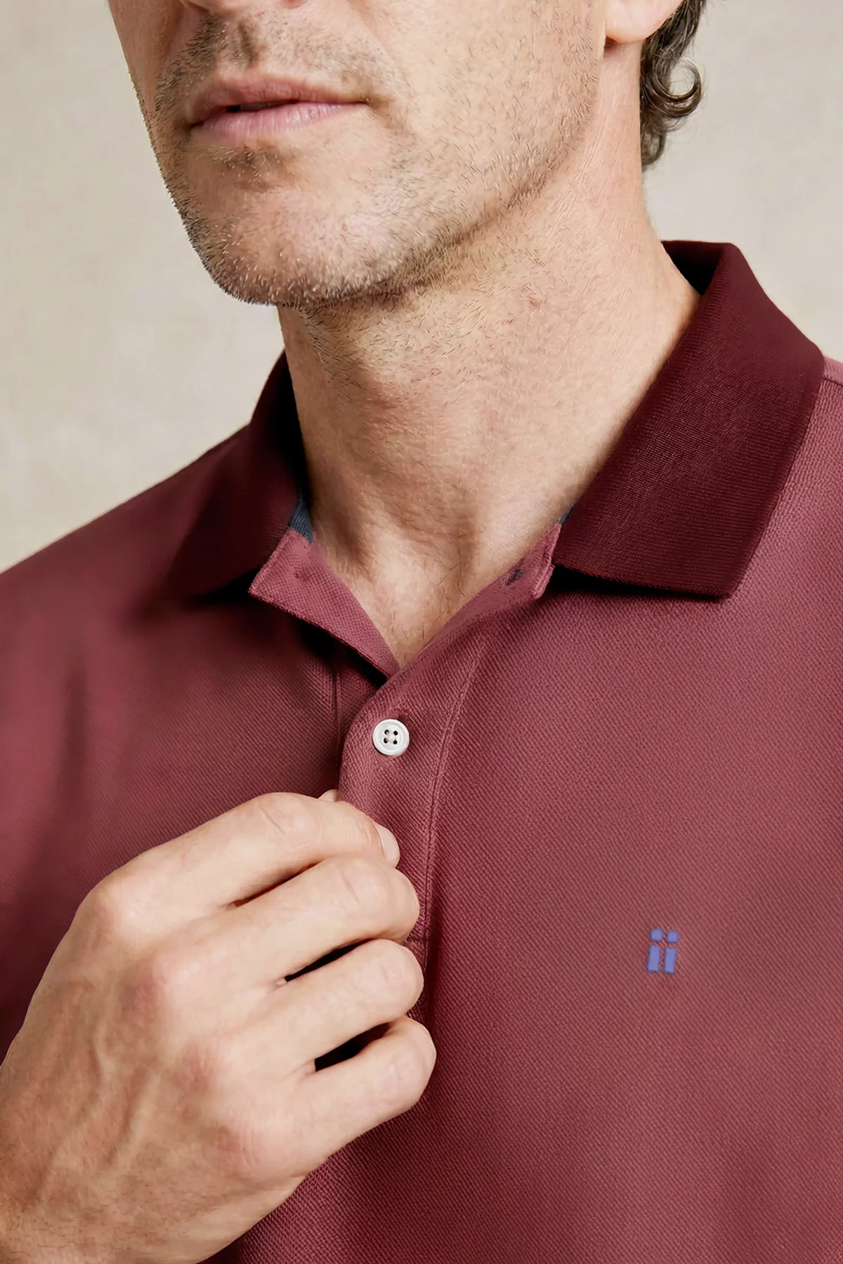 Polo manga corta hombre granate Ranger - Image 4