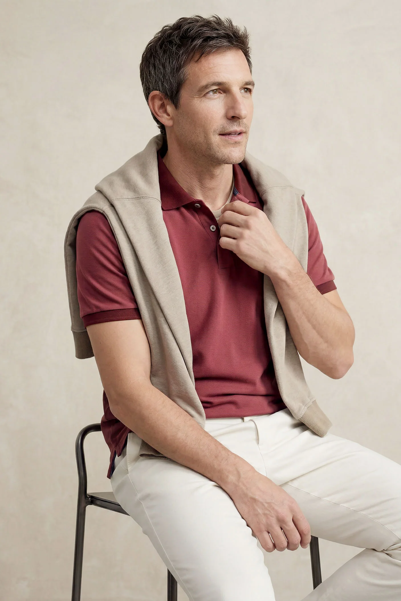 Polo manga corta hombre granate Ranger - Image 6