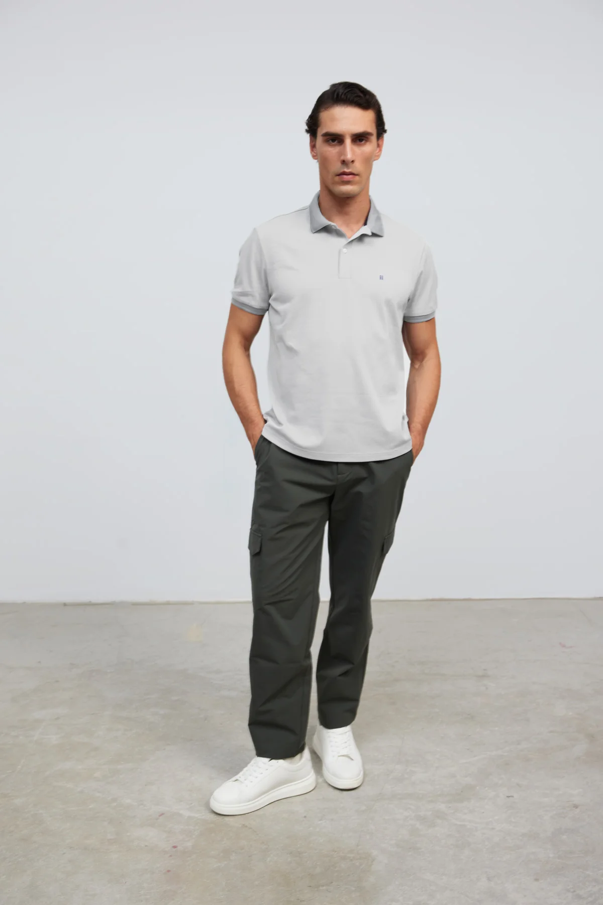 Polo manga corta hombre gris Ranger - Image 3