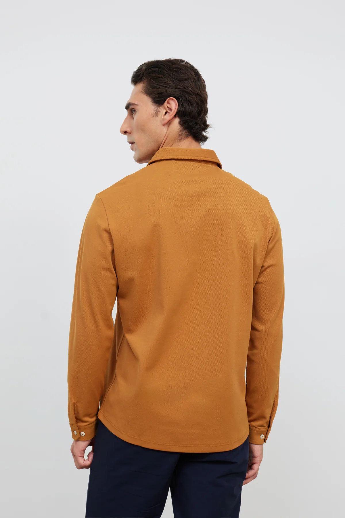 Polo manga larga hombre avellana Ranger - Image 4