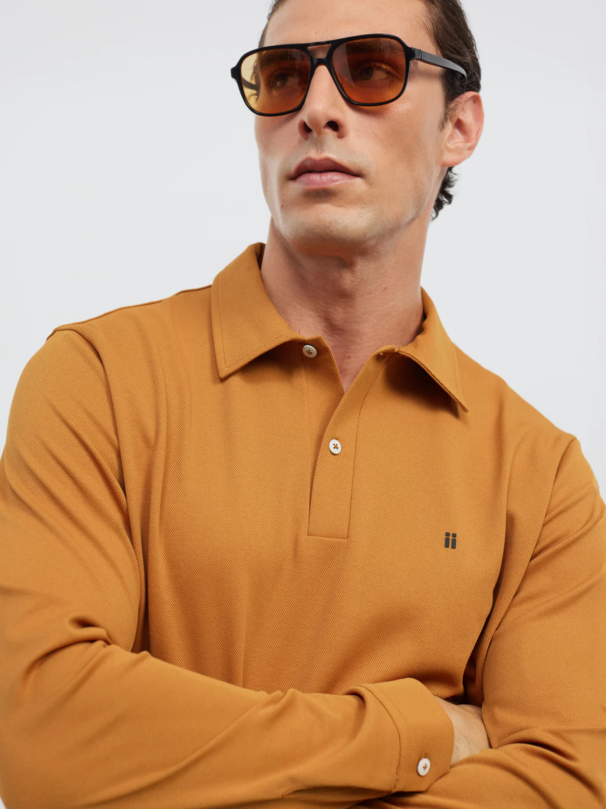 Polo manga larga hombre avellana Ranger - Image 5