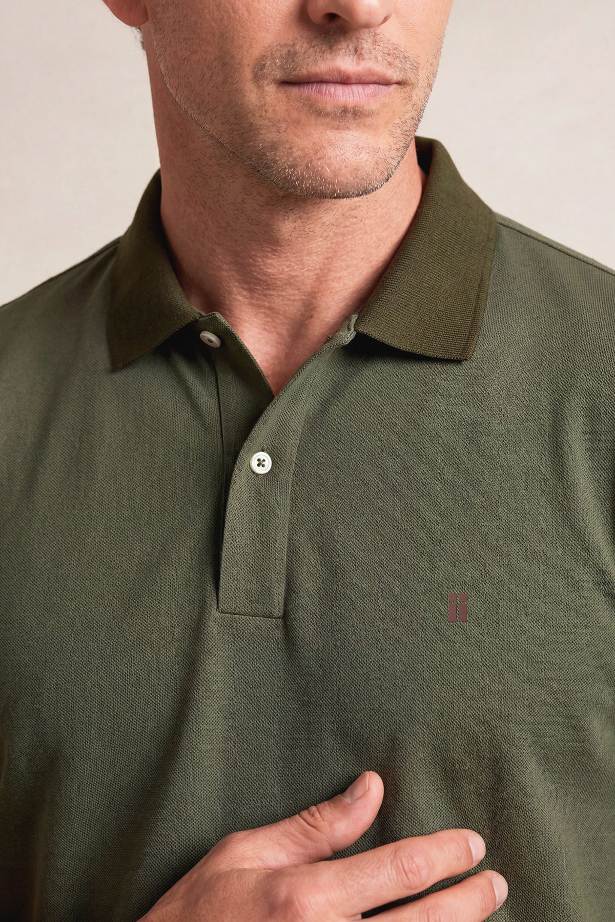 Polo manga corta hombre verde Ranger - Image 4
