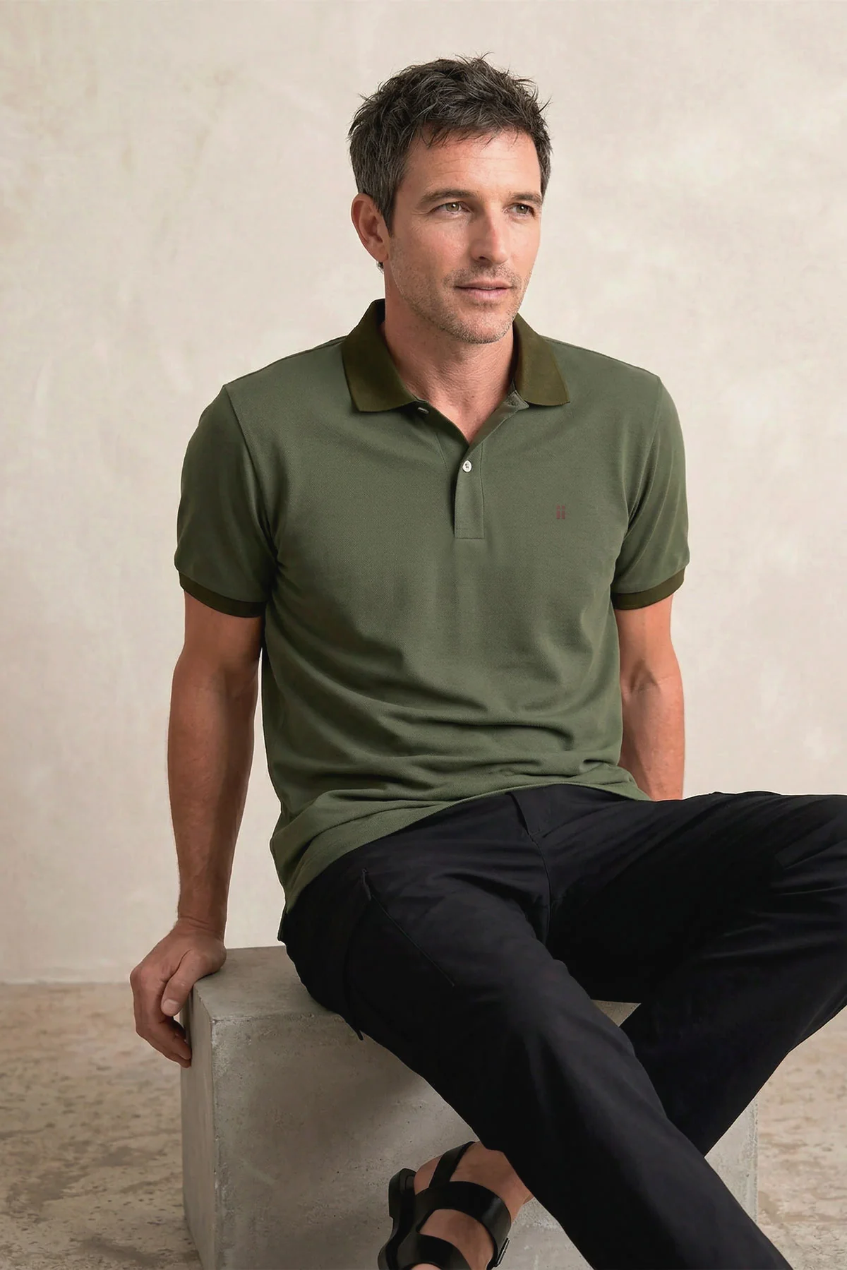 Polo manga corta hombre verde Ranger - Image 6