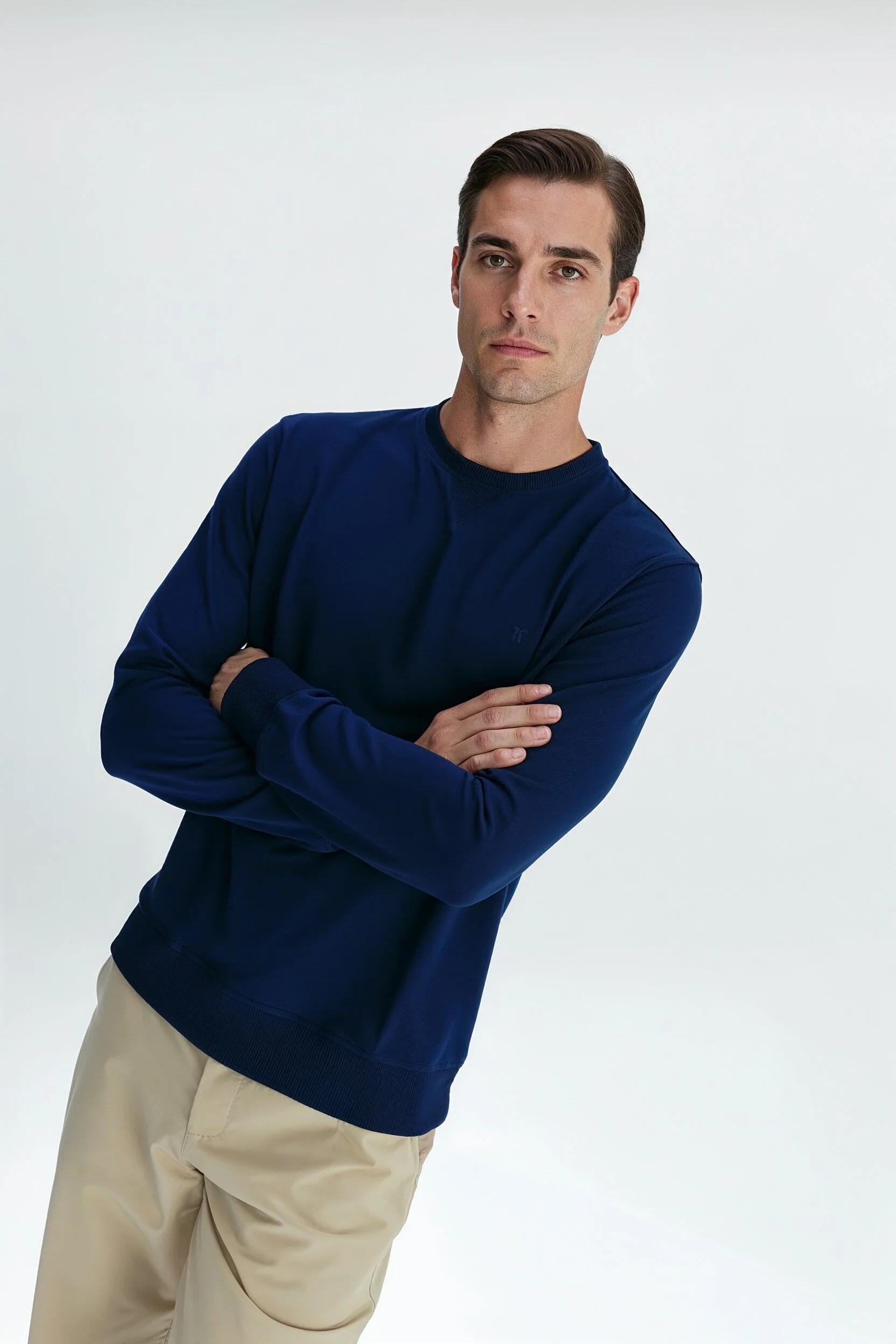 Sudadera Pique Azul Marino - Image 4