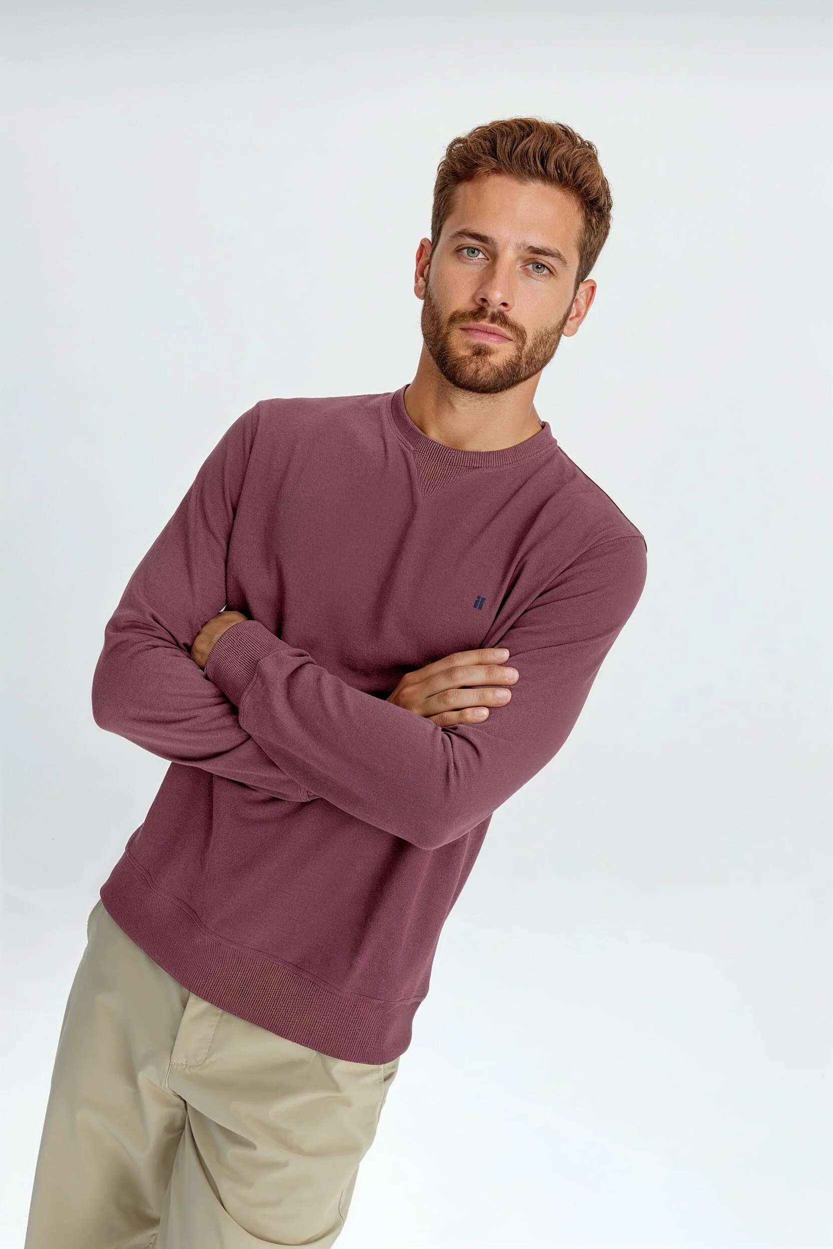 Sudadera Pique Granate - Image 4