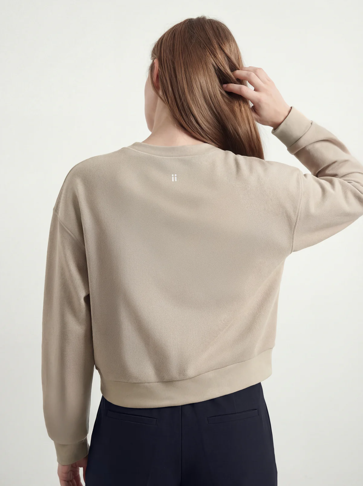 Sudadera mujer beige - Image 5