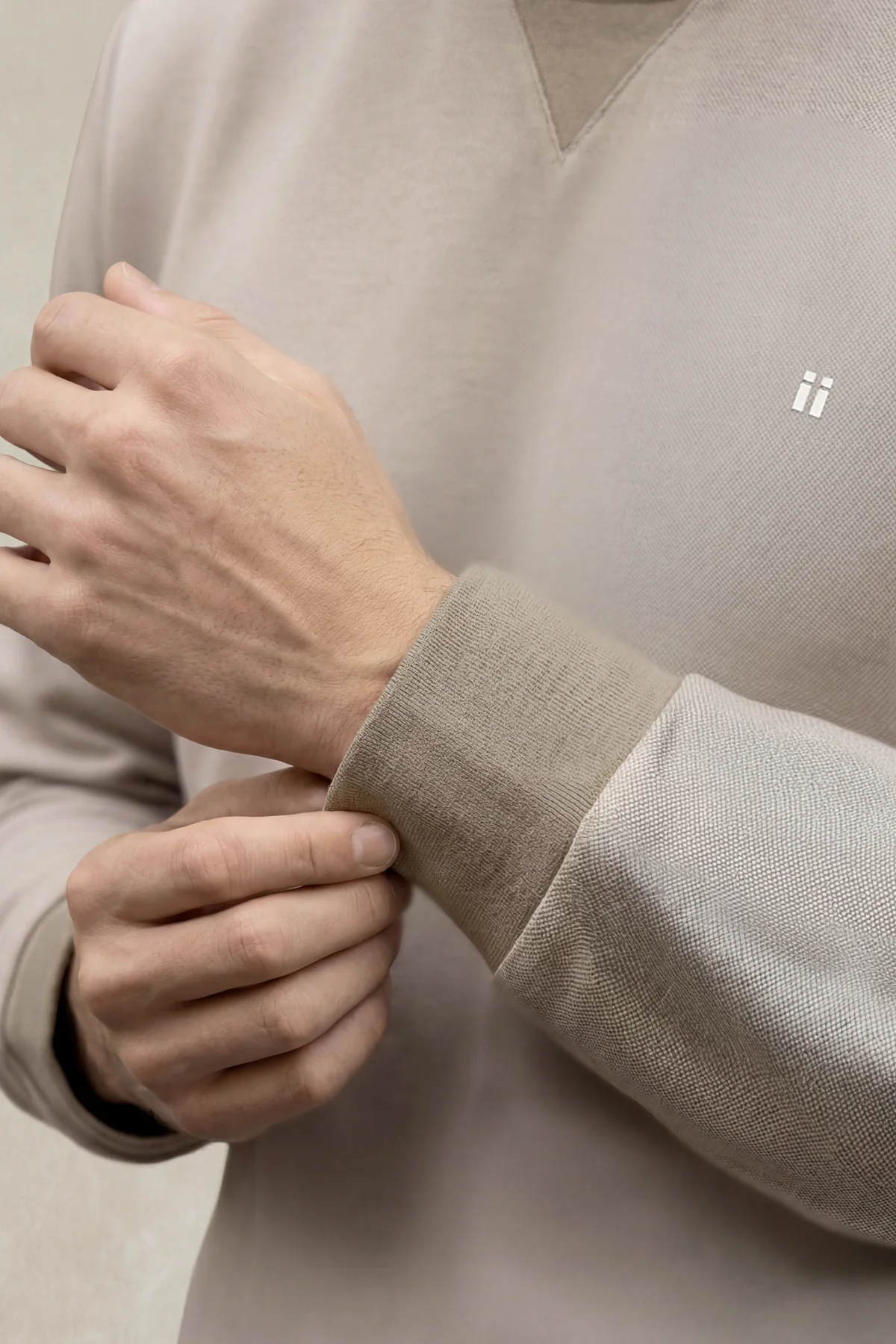 Sudadera hombre beige Ranger - Image 3