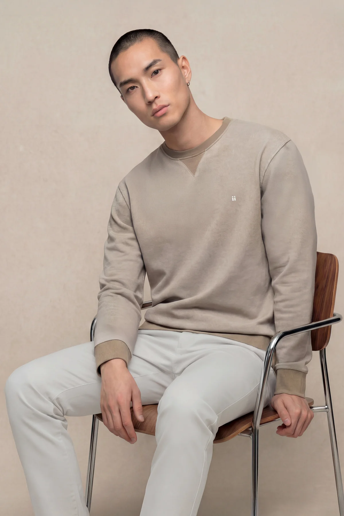Sudadera hombre beige Ranger - Image 4