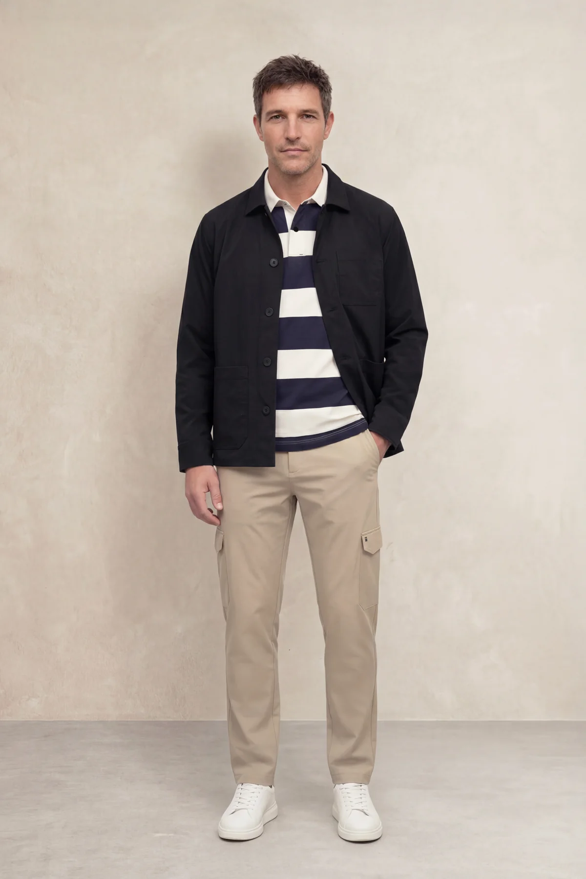 Chaqueta worker hombre negro Nova - Image 3