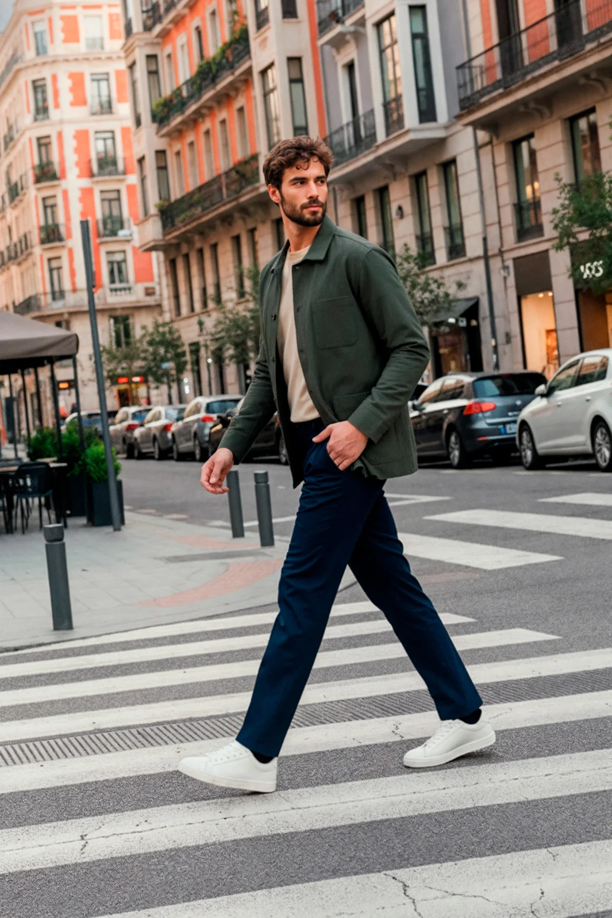 Chaqueta worker hombre verde Nova - Image 7